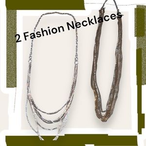 Gold or Brass Colored Long Multi Chained Necklace 🛍️Bundle & Save